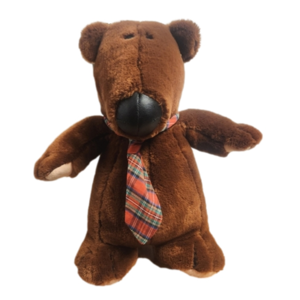 Carousel by Guy 1989 bear with tie plush H45